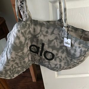 Alo Yoga Gray TieDye Large Canvas Bag